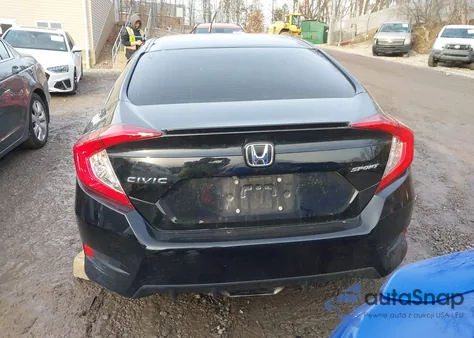 2020 Honda Civic Sport из США, поврежденный, VIN 19XFC2F89LE208416